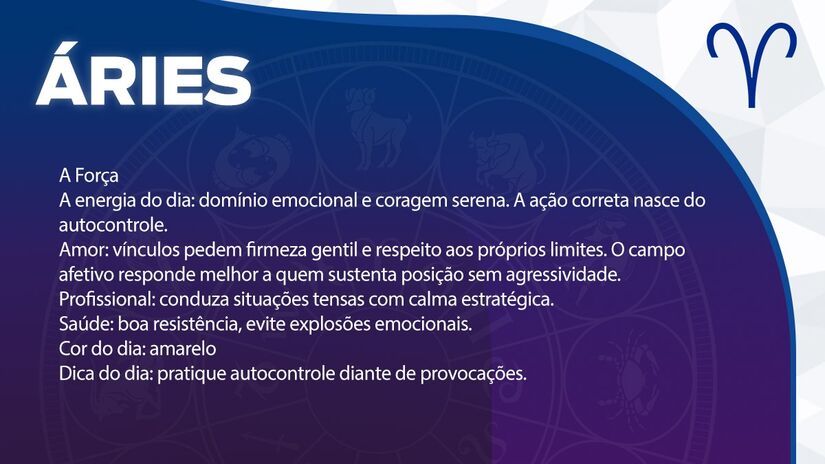 Previsão para Áries / Arte/DL 