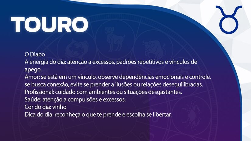 Previsão para Touro / Arte/DL 