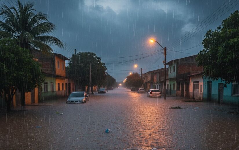Evite alagamentos e fique em local seguro até a chuva passar e o nível da água diminuir / Gemini
