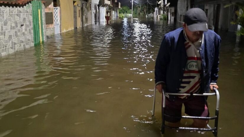 O Governo do Estado de São Paulo homologou o decreto que declara Situação de Emergência em Mongaguá após fortes tempestades /Divulgação