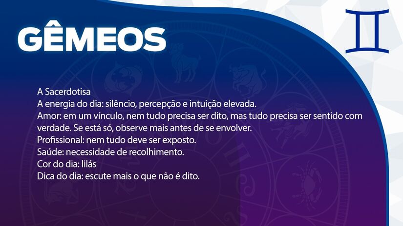 Previsão para Gêmeos / Arte/DL 