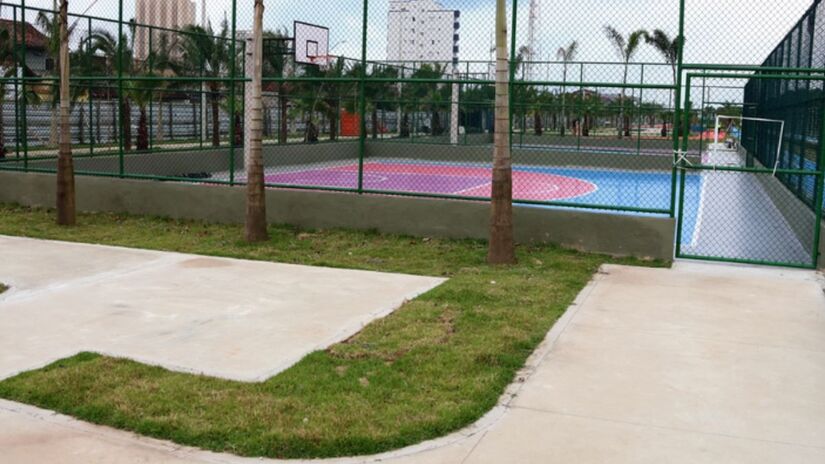 Para garantir a segurança dos frequentadores, o parque foi entregue com sistema de videomonitoramento e iluminação completa em LED/Reprodução