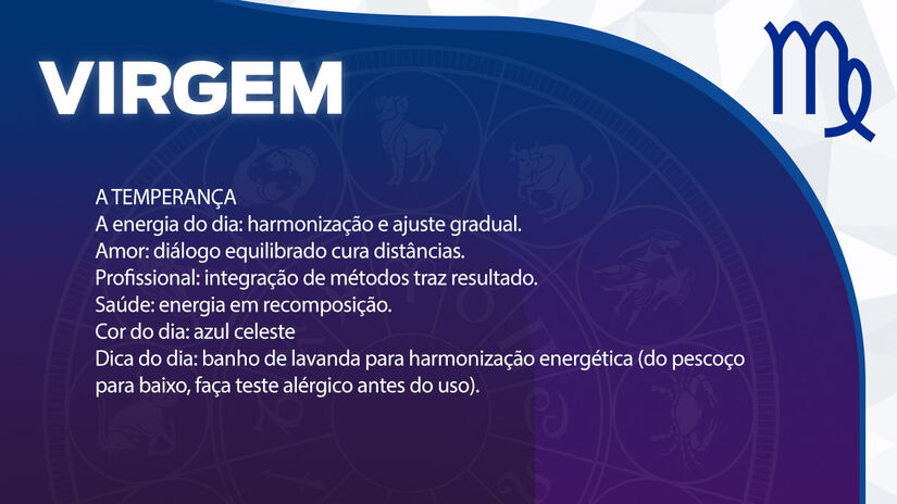 Previsão para Virgem / Arte/DL 