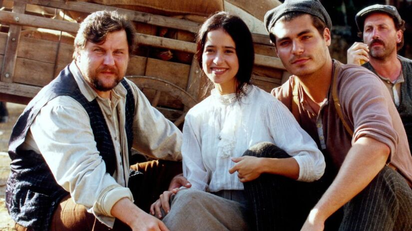 Antonio Calloni, Paloma Duarte, Thiago Lacerda (Bartolo, Angélica, Matteo)/Globo