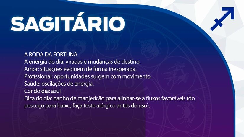 Previsão para Sagitário / Arte/DL 