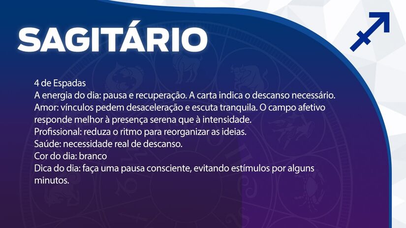 Previsão para Sagitário / Arte/DL 