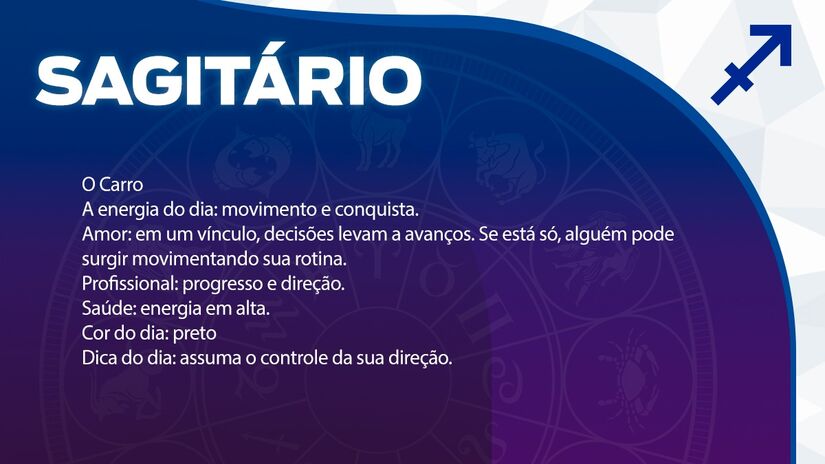 Previsão para Sagitário / Arte/DL 