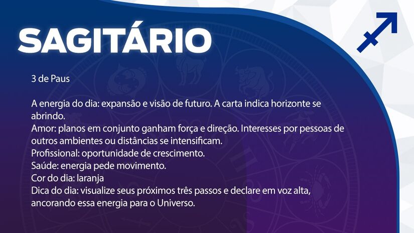 Previsão para Sagitário / Arte/DL 