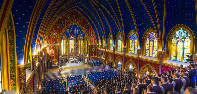 Conheça a basílica em Caieiras que parece saída de um filme / Reprodução