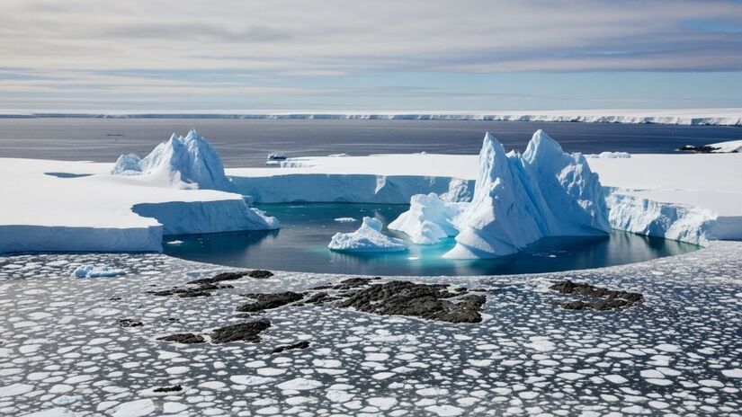 Estudo aponta origem do 'buraco gravitacional' sob a Antártida/ImageFX