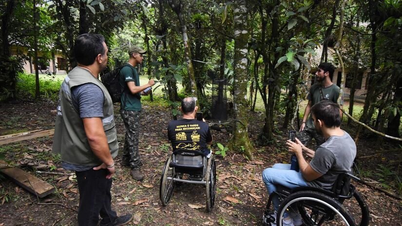 Visita técnica avaliou acessibilidade e potencial de inclusão em área do Parque Estadual da Serra do Mar/Divulgação/PMPG