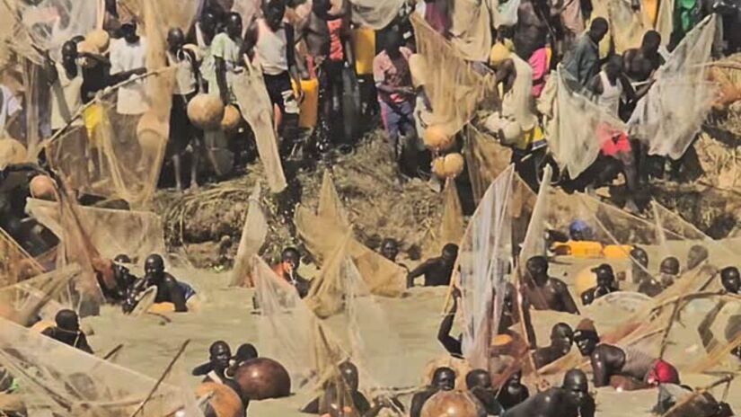 A competição premia o pescador que captura o maior peixe usando redes artesanais tradicionais /Instagram