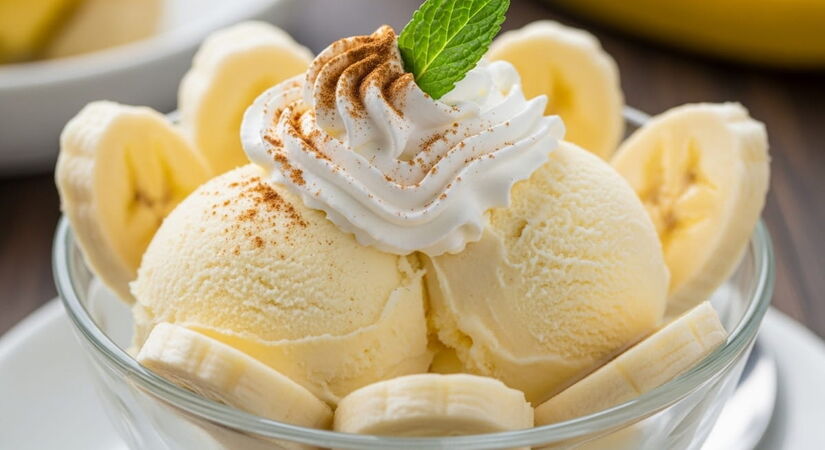 Com apenas um ingrediente e um processador, você consegue criar um sorvete tão aveludado e cremoso que parece ter saído de uma gelateria em Roma / ImageFX