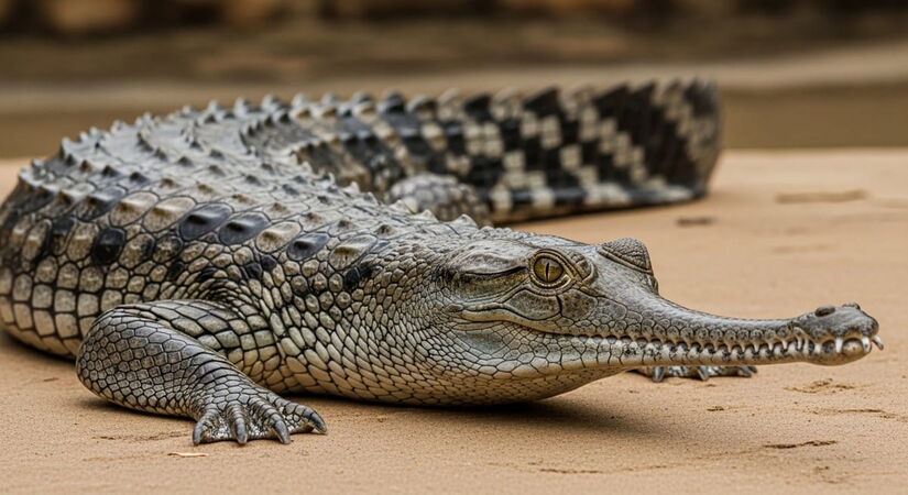 Enquanto o crocodilo possui um focinho largo e robusto para caçar presas grandes e habita desde rios até estuários salgados, o gavial vive exclusivamente em rios de água doce profundos /ImageFX