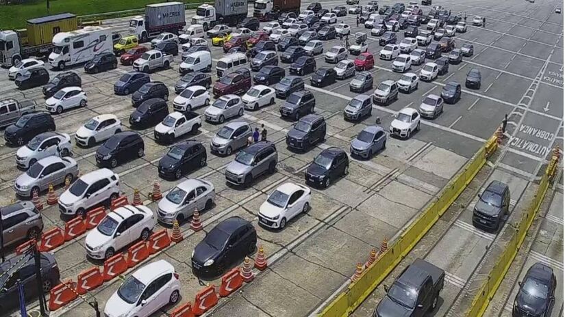 A ideia é diminuir o trânsito na descida da Anchieta e Imigrantes e deixar os veículos fluírem durante a viagem (Reprodução/Câmeras Ecovias)