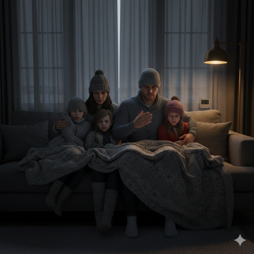 Mesmo com tudo fechado e trancado, ainda sente frio em casa? / IA