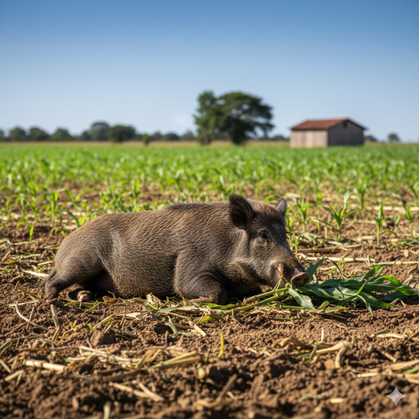 Sozinho, já é capaz de destruir grande parte das plantações / Imagem ilustrativa - Gemini