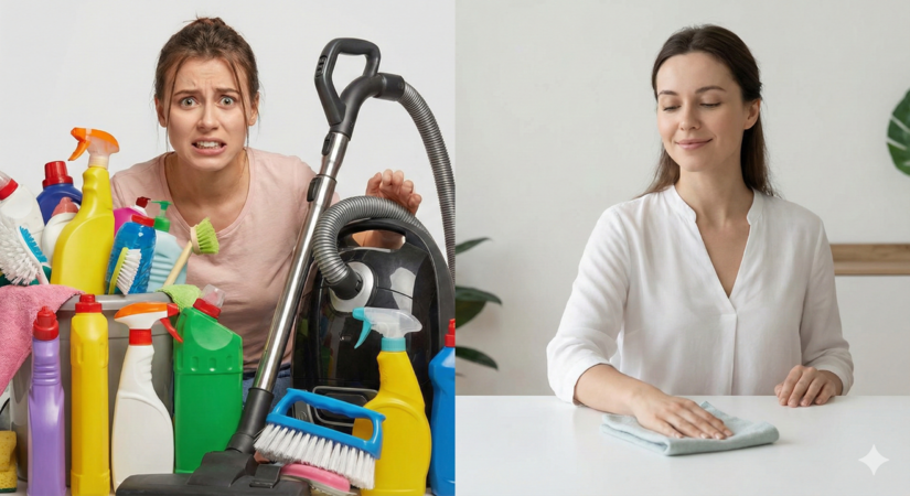 Abordagem japonesa reduz o estresse da limpeza / Gemini