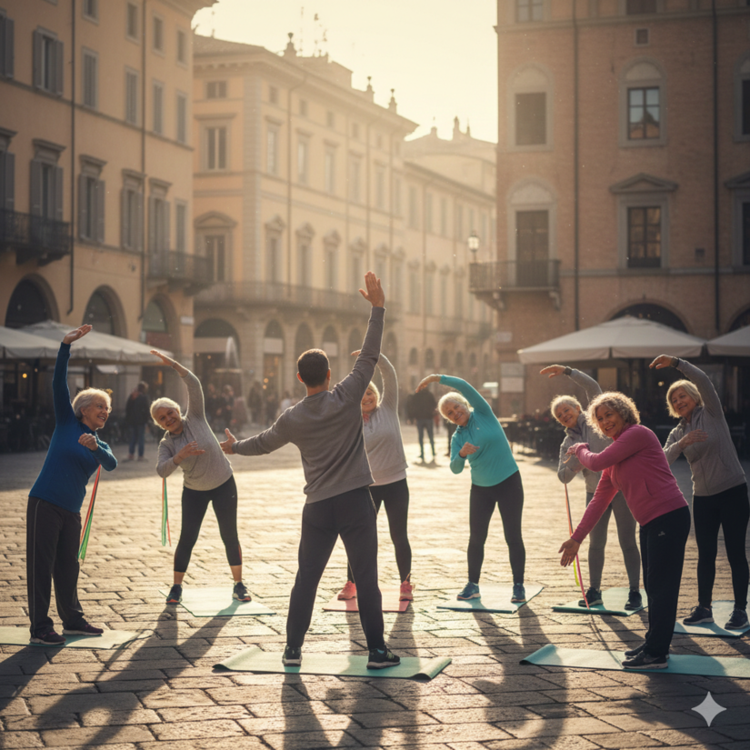 Atividades gratuitas ao ar livre são ótimas para os idosos / Imagem ilustrativa - IA