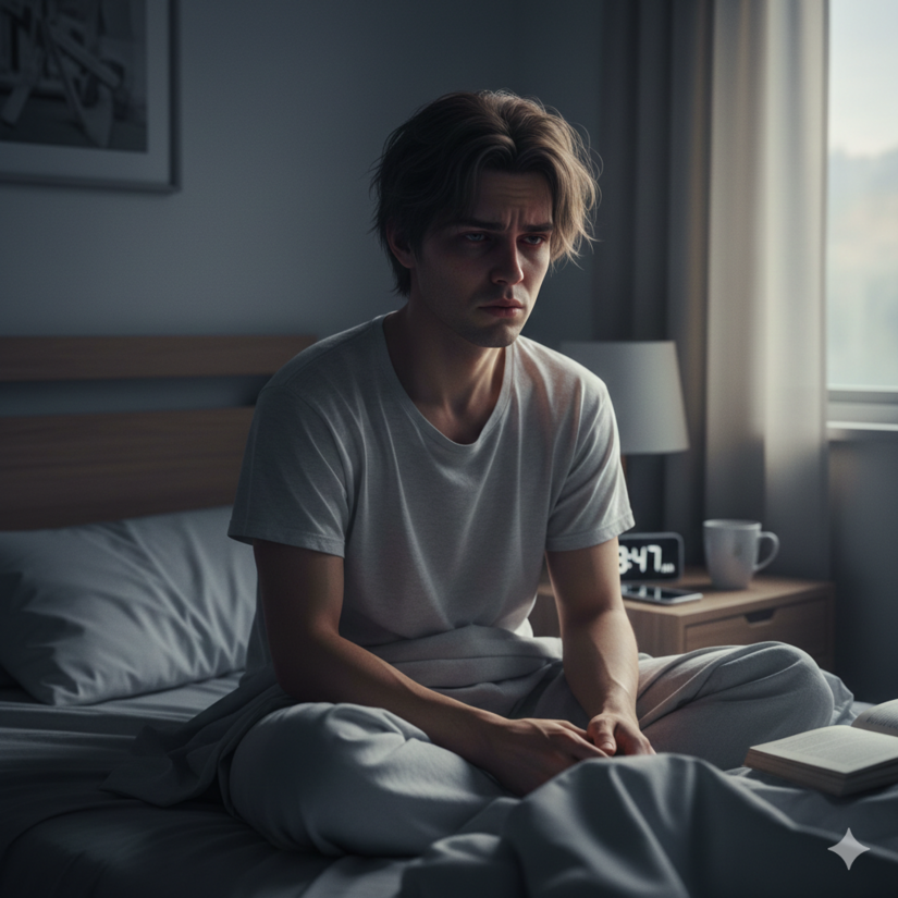 Uma noite de sono inadequada é o início de um dia improdutivo / IA