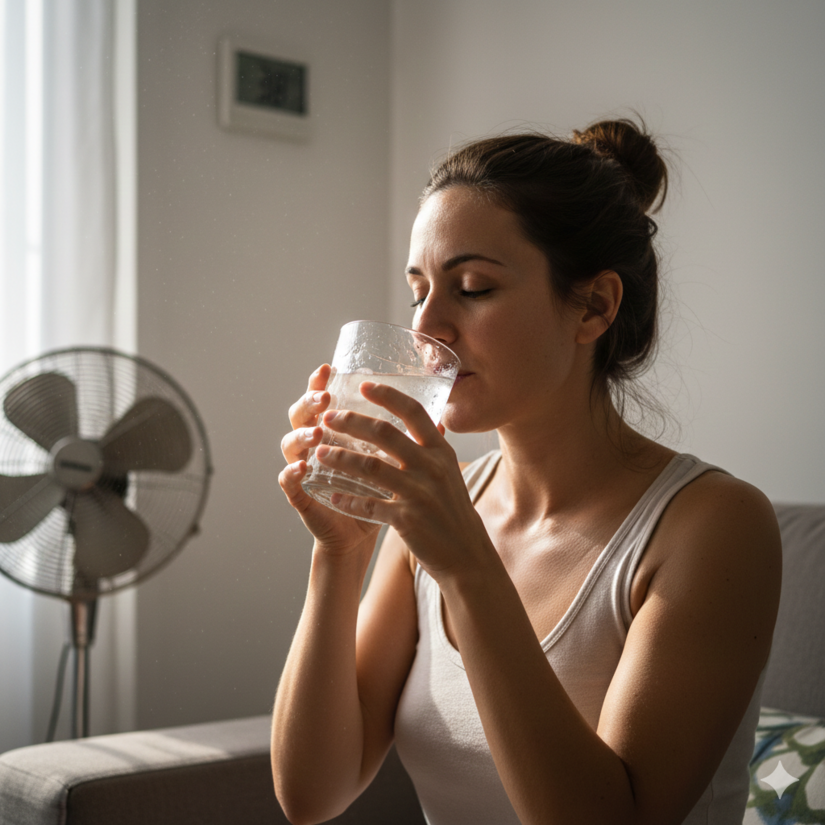 Se hidratar, mesmo sem sede, &eacute; fundamental em dias muito quentes e abafados / Gemini
