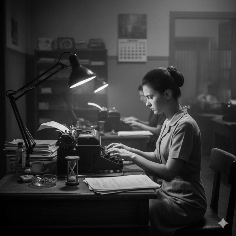 Os datilógrafos / IA