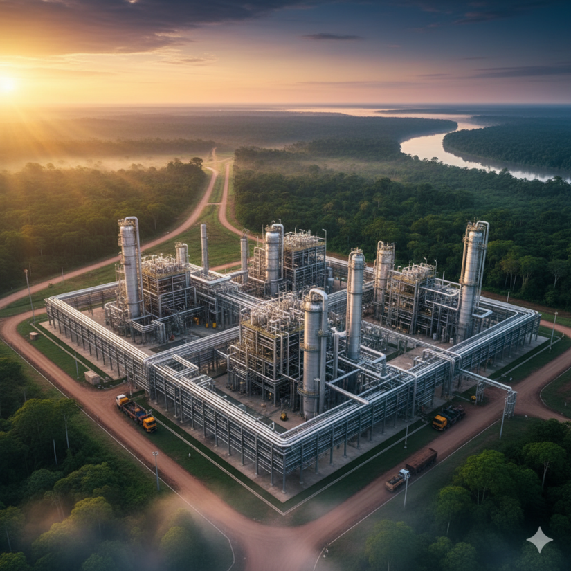 A força do gás natural: Usina da Eneva operando no coração do Brasil / IA