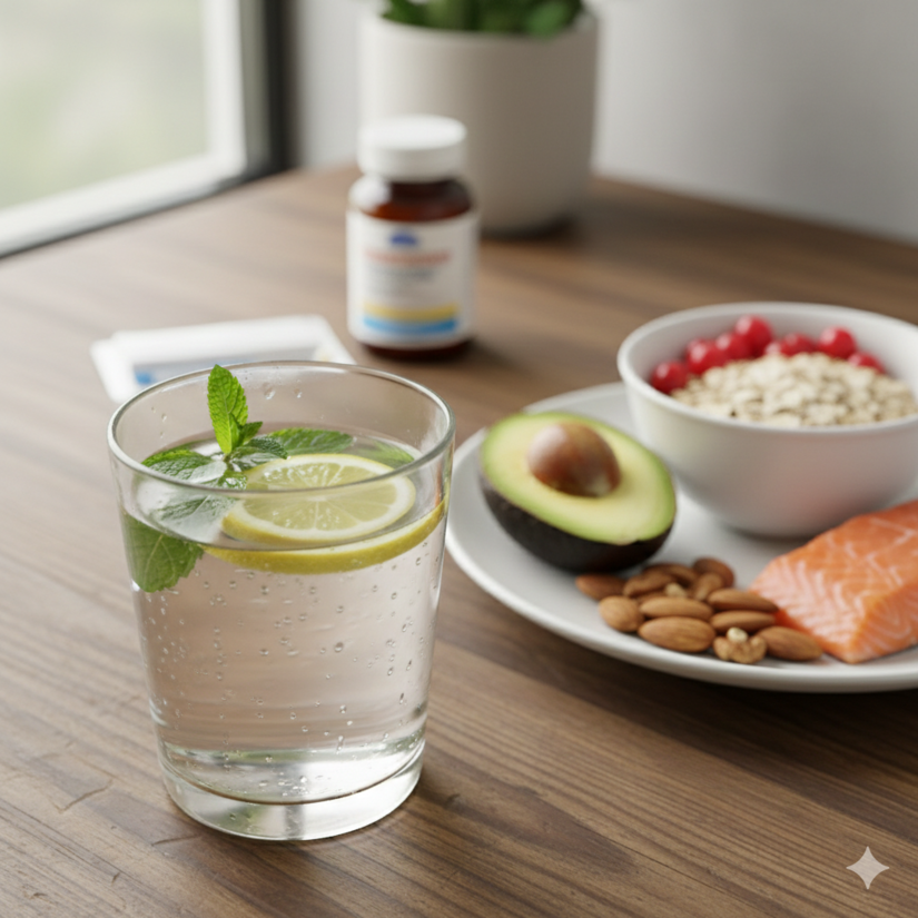 Água não é remédio, mas é aliada contra o colesterol / IA