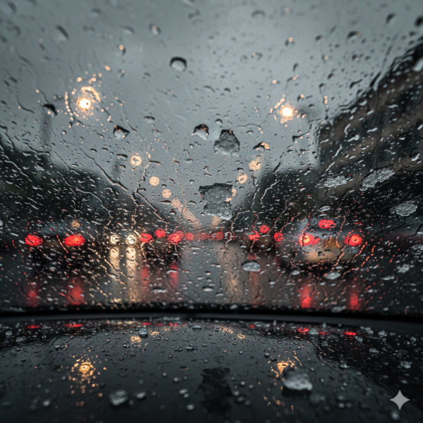 Em alguns momentos poderá chover granizo, e é preciso cuidado e atenção / IA