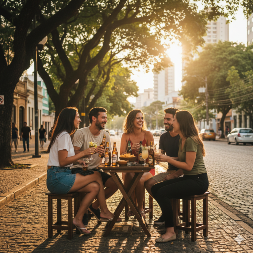 Dá até para curtir um barzinho fim da tarde, pois a cidade é fresca / Foto ilustrativa - IA
