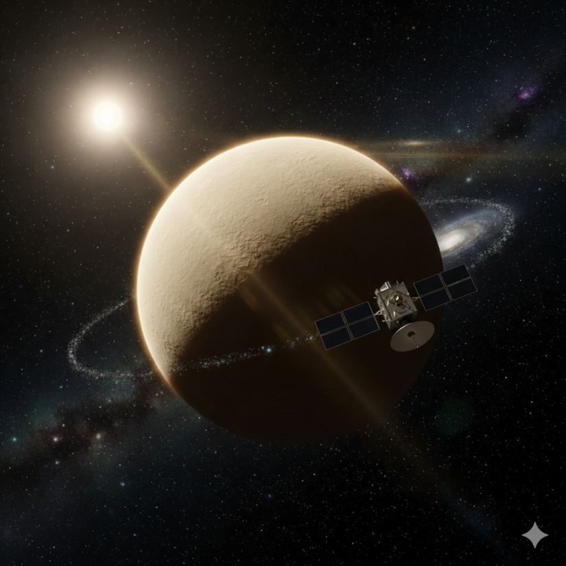 Satélites orbitando o universo, mas muito longe do novo planeta / Gemini