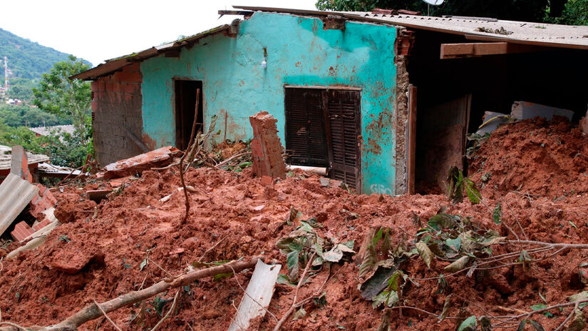 Fotos de 2023 do desastre no Litoral Norte - Rovena Rosa/Agência Brasil