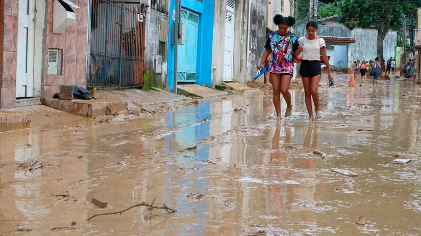 Fotos de 2023 do desastre no Litoral Norte - Rovena Rosa/Agência Brasil