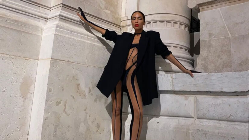 Ines-Loan Rau é modelo, atriz e escritora francesa de origem argelina / Reprodução/Instagram