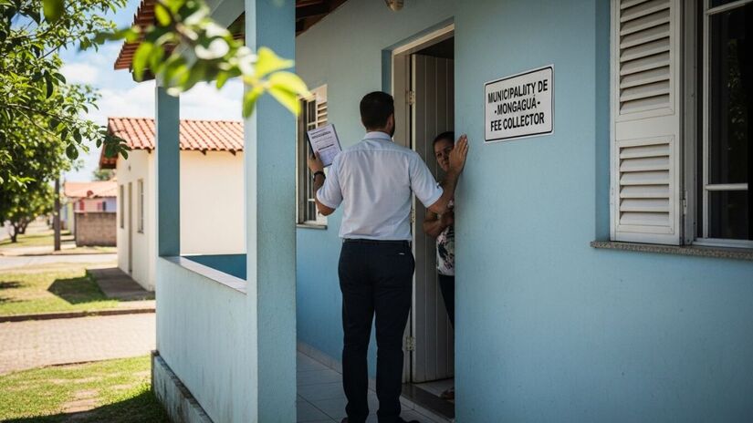 Um falso cobrador está atuando em bairros como Jardim Praia Grande e Santa Eugênia usando panfletos falsos. A GCM reforça que nenhum servidor está autorizado a receber valores em domicílio/ImageFX