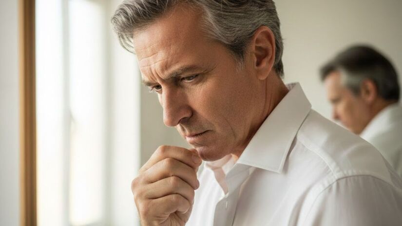 Esse odor n&atilde;o costuma sair facilmente, pois o 2-nonenal &eacute; um composto lipof&iacute;lico, ou seja, dissolve-se em gordura, mas n&atilde;o em &aacute;gua, sendo resistente at&eacute; mesmo ao banho com sabonete comum (Google Gemini/Imagem Gerada por IA)