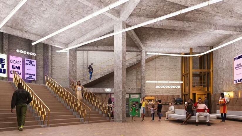 O local contará com bar e bomboniere, além de espaço para convivência e possíveis exposições relacionadas à programação. (Divulgação)