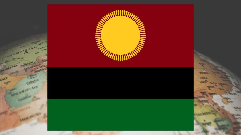 A bandeira do país Zamunda / Reprodução/Fakecountries