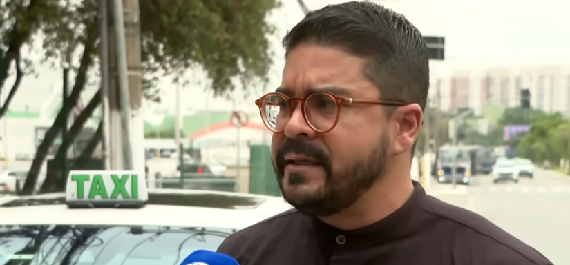 Motorista explicou que ela começou a reclamar do trânsito e agredi-lo / Youtube