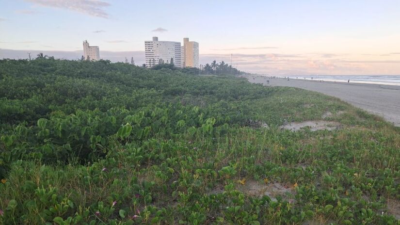 Outro trecho impactado está localizado entre o conhecido prédio redondo e o Rio Preto/Márcio Ribeiro/DL