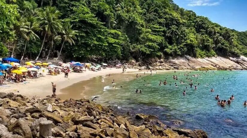 A praia do Éden que fica na reserva ecológica do Sorocotuba/Divulgação