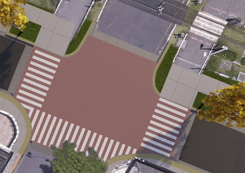Linha Amarela receberá calçadas padronizadas com acessibilidade, ampliação de vagas de estacionamento, travessias elevadas e novo paisagismo (Divulgação/PMSV)