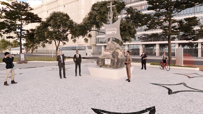 Praça Elos Clube, no Itararé, será revitalizada (Divulgação/PMSV)