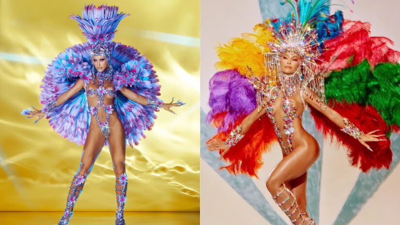 Aos 45 anos, a rainha de bateria reafirmou seu protagonismo nas avenidas / Divulgação/Gabriela Schmidt