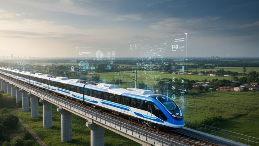 Trajeto entre São Paulo e Campinas deve ficar pronto em 2031 / Imagem ilustrativa - Gemini