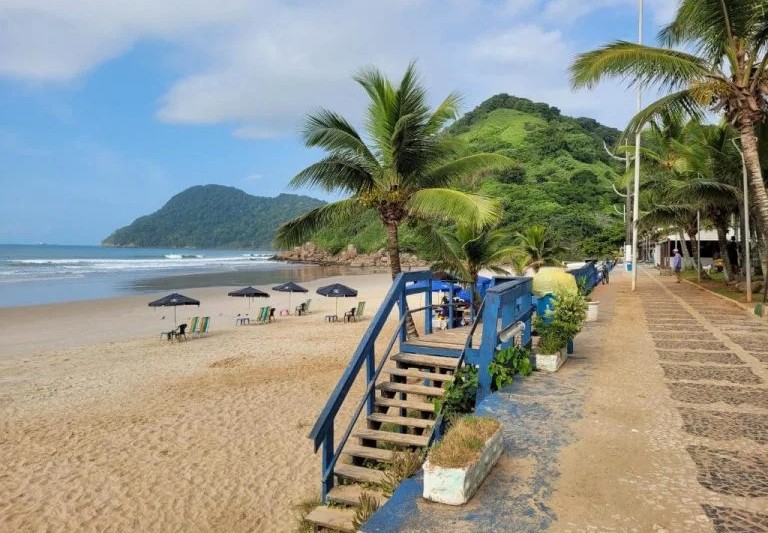 Ela é, com certeza, uma das mais belas praias de Guarujá / Prefeitura de Guarujá