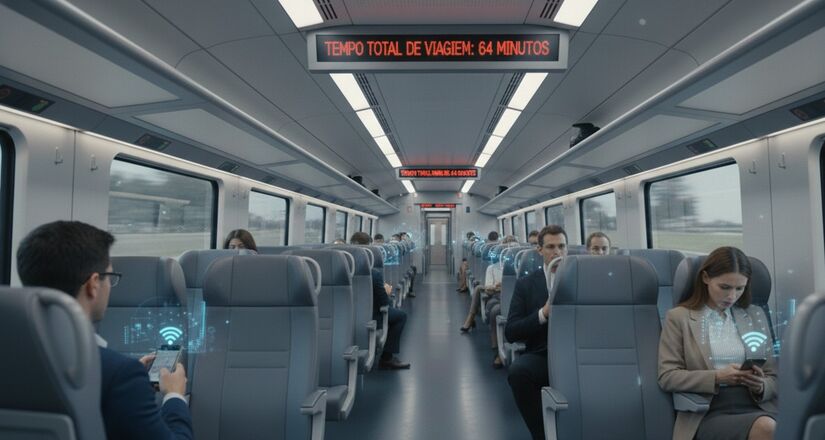 O serviço de internet à bordo será rápido e bem estável / Imagem ilustrativa - Gemini