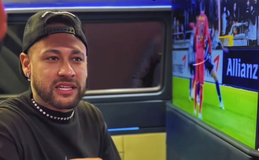 A 'Filomena' é uma releitura da Kombi que a família de Neymar usava no início da carreira do craque para os deslocamentos aos treinos e para o sustento da casa  .Reprodução/Redes sociais/@impériodaskombis
