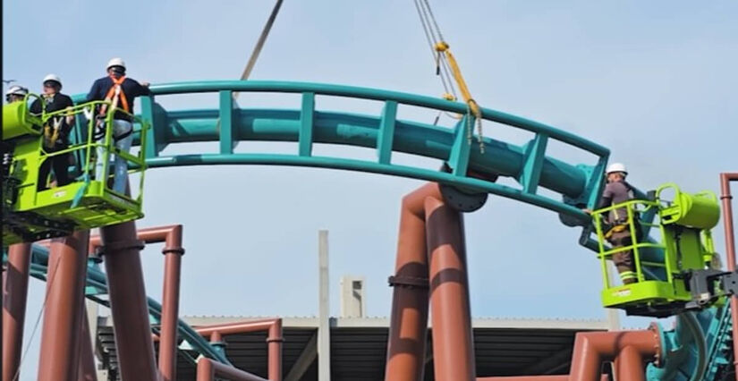 Últimas peças sendo colocadas / Cacau Park