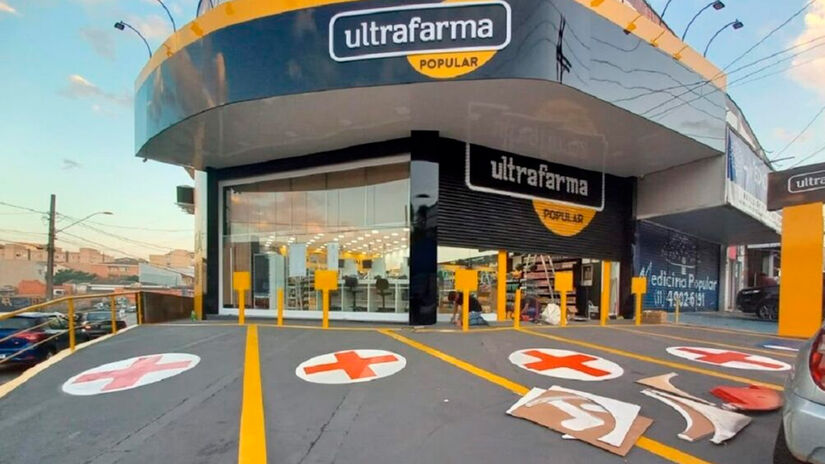 Mesmo com a centralização das lojas, a logística nacional continuará sendo feita pelo centro de distribuição de Santa Isabel (SP). Divulgação/Ultrafarma